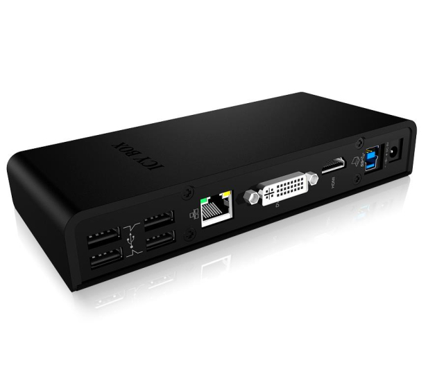 ICY BOX USB - USB, HDMI, RJ-45, DVI - 485725 - zdjęcie 3